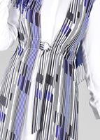 Vêtements hijab BLEU MARINE  TUNIQUE FRONCÉE T 4297