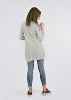 Tesettür giyim BEJ NAKIŞ DETAYLI TUNİK  4452