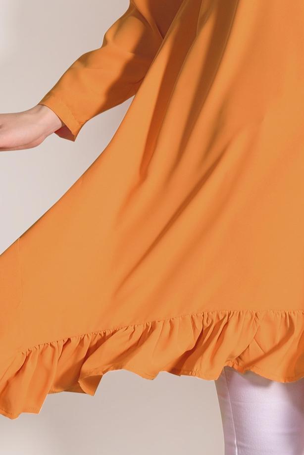 Vêtements hijab  ASYMMETRIC RUFFLED TUNIC 5003  - TRENDTESETTÜR