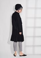 Tesettür giyim SİYAH T 5065 Asmiray- Simli Tunik