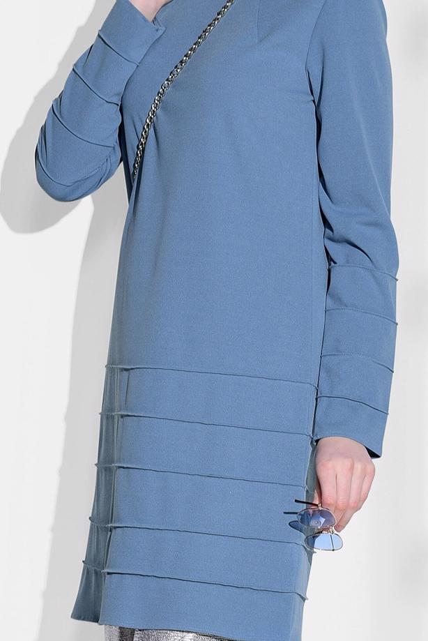Tesettür giyim  T 7354  Loreen-Klasik Kesim Tunik - TRENDTESETTÜR