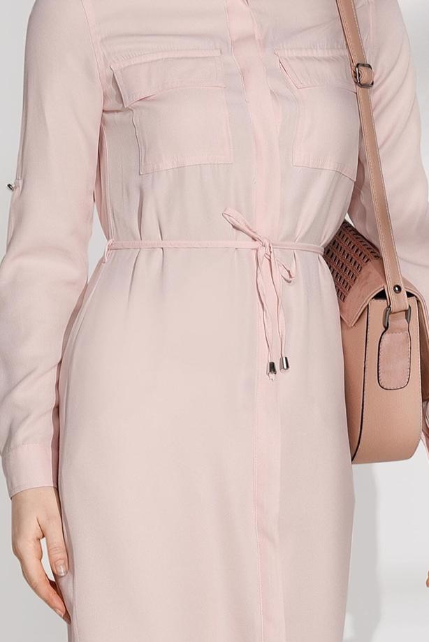 Vêtements hijab  POCKET DETAILED LONG TUNIC 9207  - TRENDTESETTÜR