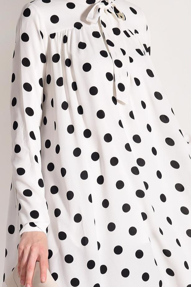 Vêtements hijab  SPOTTED TUNIC 9571  - TRENDTESETTÜR