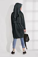 Vêtements hijab VERT TUNIQUE TISSU GEAR 9761