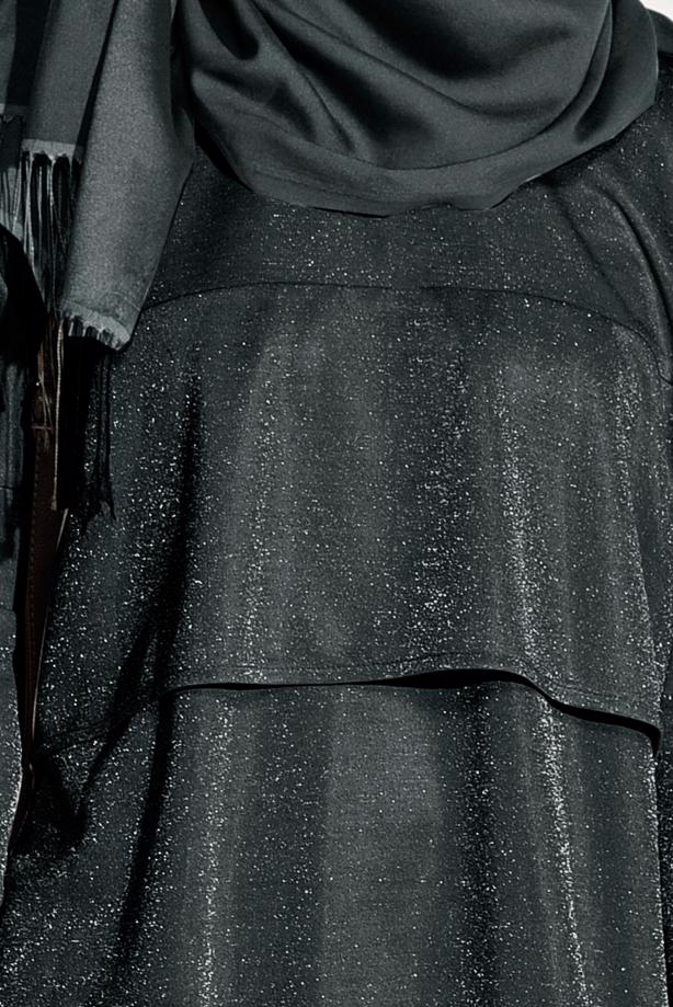 Vêtements hijab  SILVER DETAILED TUNIC 9761  - TRENDTESETTÜR