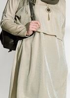 Vêtements hijab BEIGE TUNIQUE TISSU GEAR 9761
