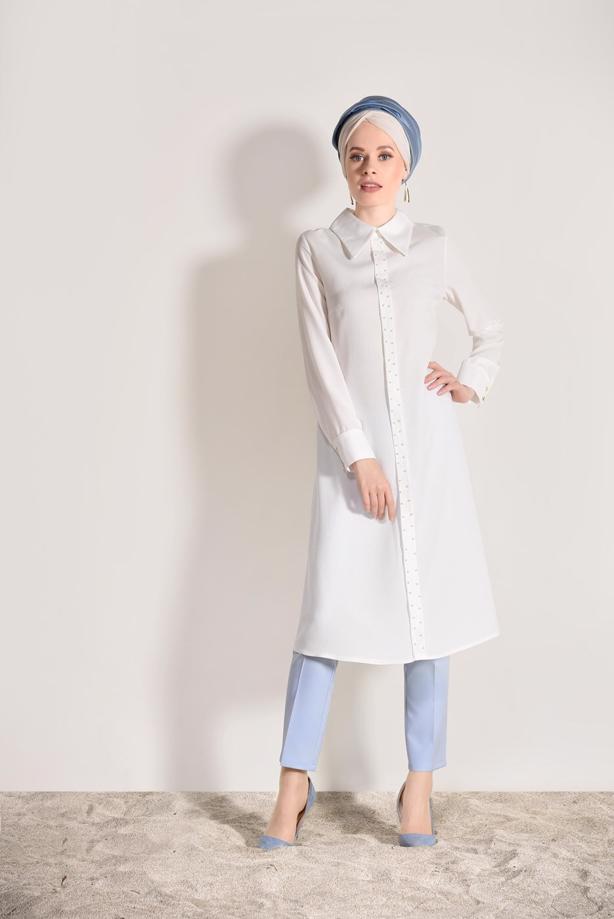 Vêtements hijab  TUNIC 9825  - TRENDTESETTÜR