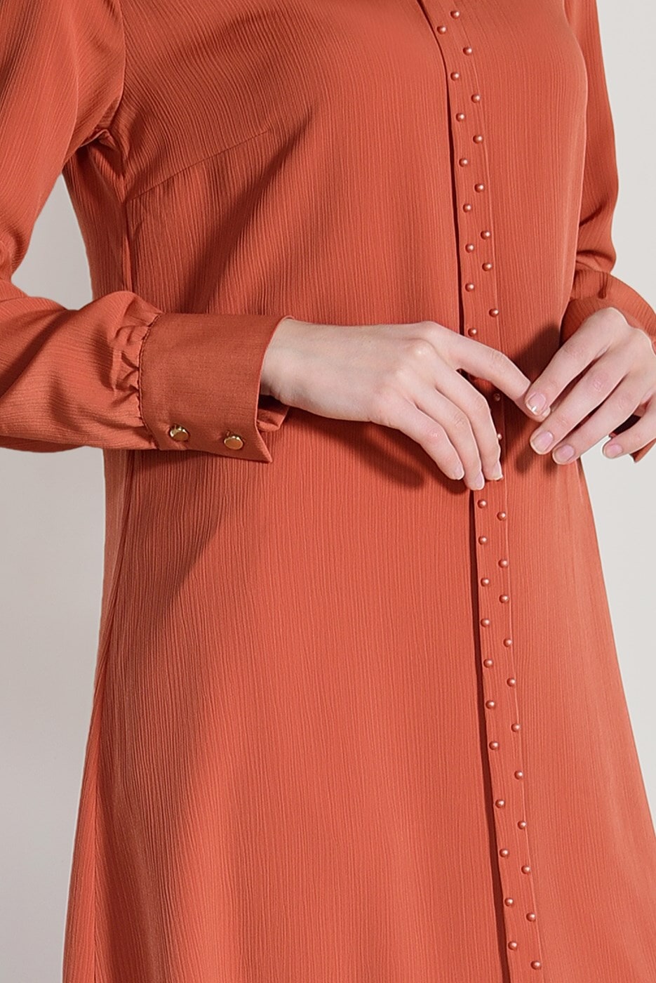 Hijab clothing ORANGE TUNIC 9825 