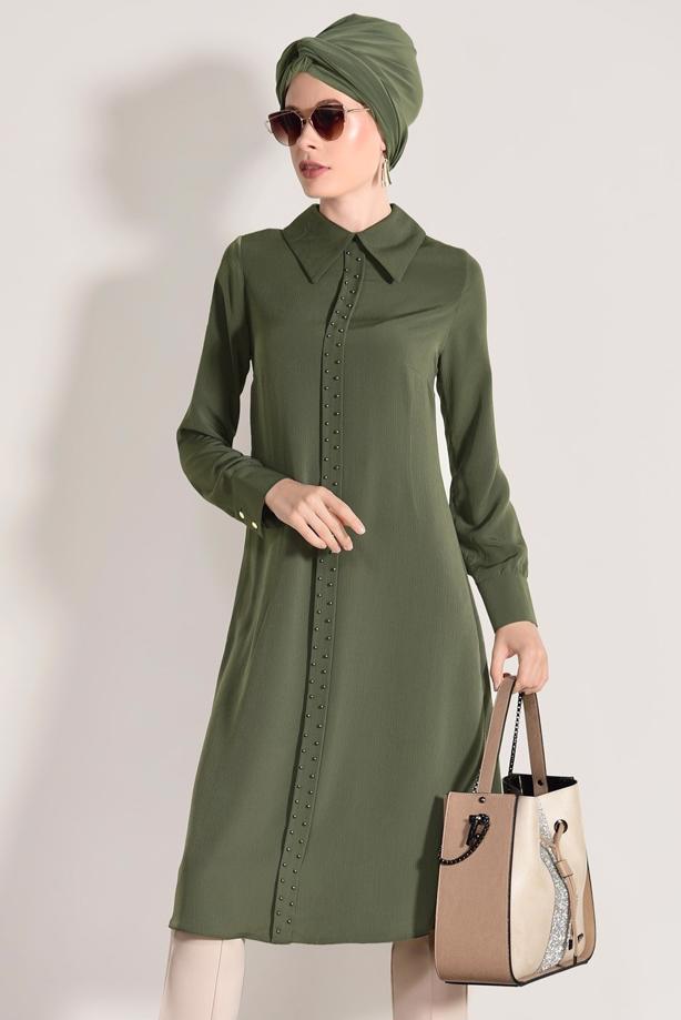 Vêtements hijab  TUNIC 9825  - TRENDTESETTÜR