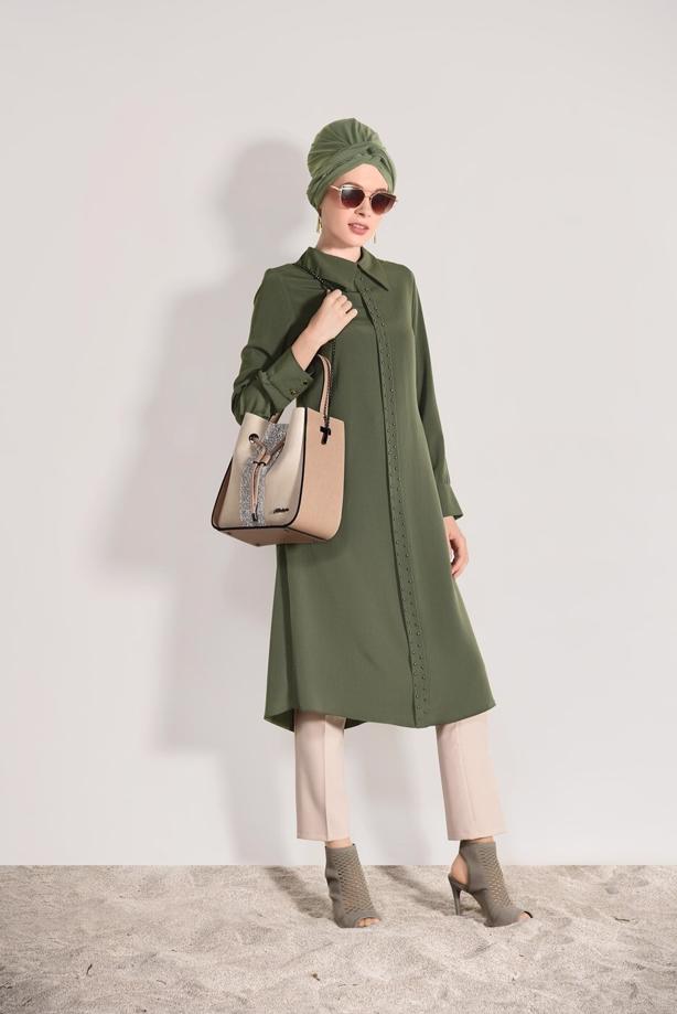 Vêtements hijab  TUNIC 9825  - TRENDTESETTÜR