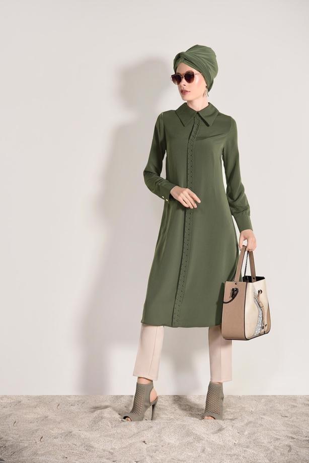 Vêtements hijab  TUNIC 9825  - TRENDTESETTÜR