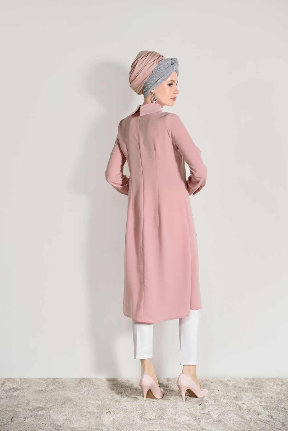 Vêtements hijab POUDRE TUNIQUE 9825