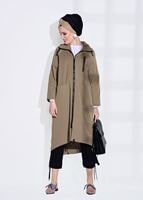 Hijab clothing MINK POCKET DETAILED TRENCH COAT 70014 