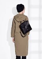 Hijab clothing MINK POCKET DETAILED TRENCH COAT 70014 