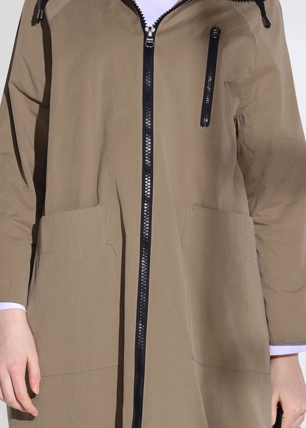 Hijab clothing MINK POCKET DETAILED TRENCH COAT 70014 