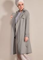 Vêtements hijab BEIGE Trench Coat T 0876