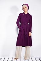 Tesettür giyim MÜRDÜM T 1044 Virona Trençkot-Alv Fashion