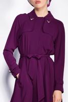 Tesettür giyim MÜRDÜM T 1044 Virona Trençkot-Alv Fashion