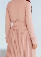 Tesettür giyim PUDRA T 1044 Virona Trençkot-Alv Fashion