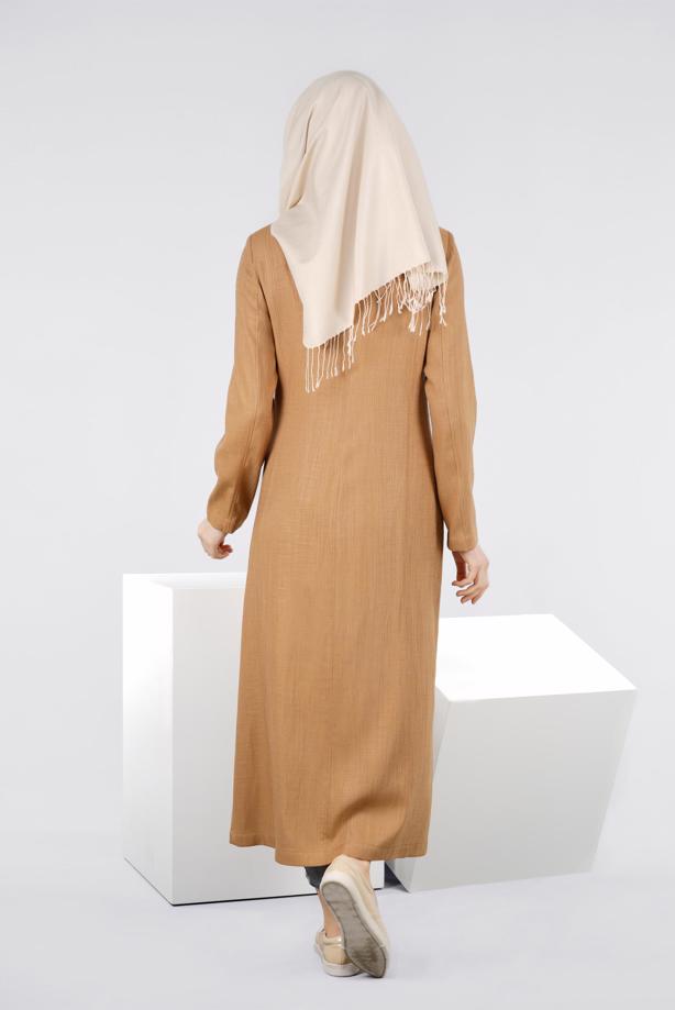 Tesettür giyim  T 1050 Miami Trençkot-Alv Fashion - TRENDTESETTÜR