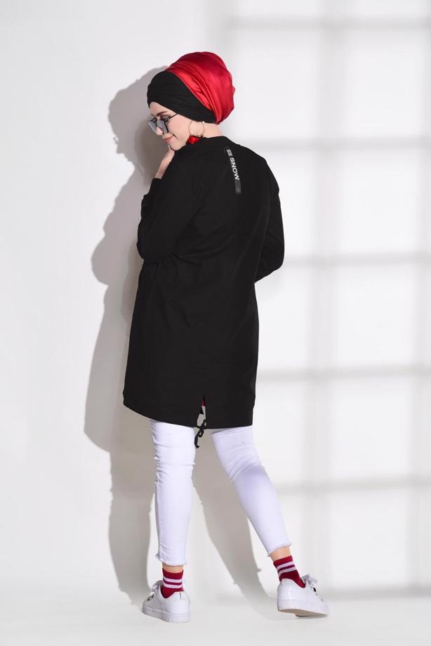 Hijab-Kleidung  T 1208 Lvr-Arma Detaylı Trençkot - TRENDTESETTÜR