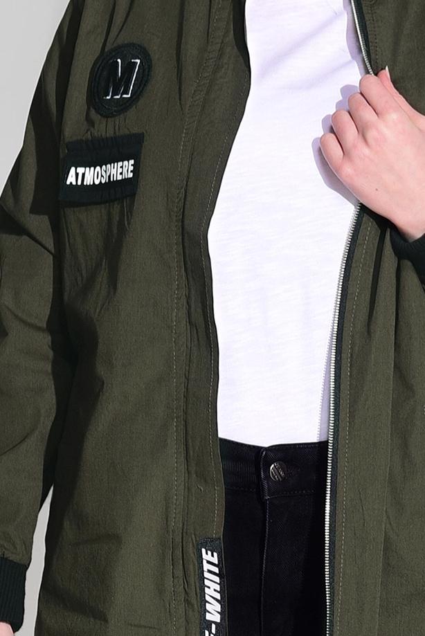 Hijab-Kleidung  T 1208 Lvr-Arma Detaylı Trençkot - TRENDTESETTÜR