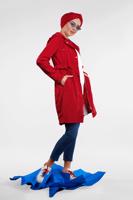 Vêtements hijab ROUGE TRENCH-COAT À CAPUCHE 2008