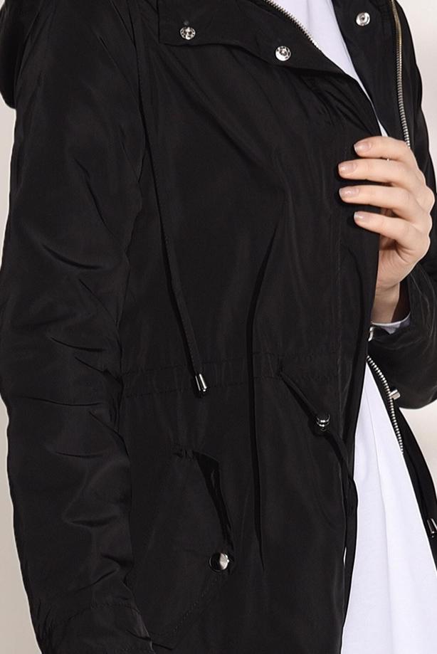 Hijab clothing  Pocket Detailed Sport Trench Coat T 3008 - TRENDTESETTÜR