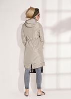 Hijab clothing BEIGE Pocket Detailed Sport Trench Coat T 3008