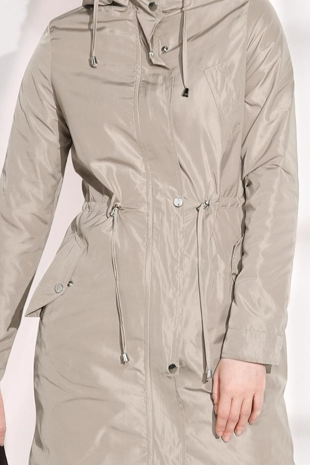 Vêtements hijab  Pocket Detailed Sport Trench Coat T 3008 - TRENDTESETTÜR