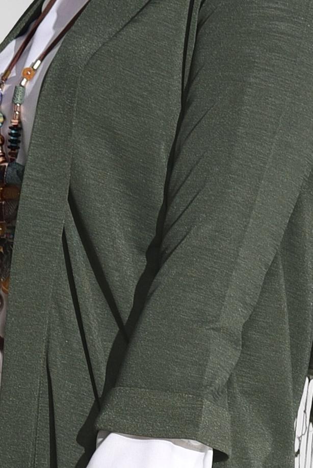 Vêtements hijab  SLIT DETAIL CARDIGAN 124  - TRENDTESETTÜR