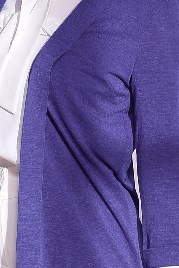 Vêtements hijab  SLIT DETAIL CARDIGAN 124  - TRENDTESETTÜR