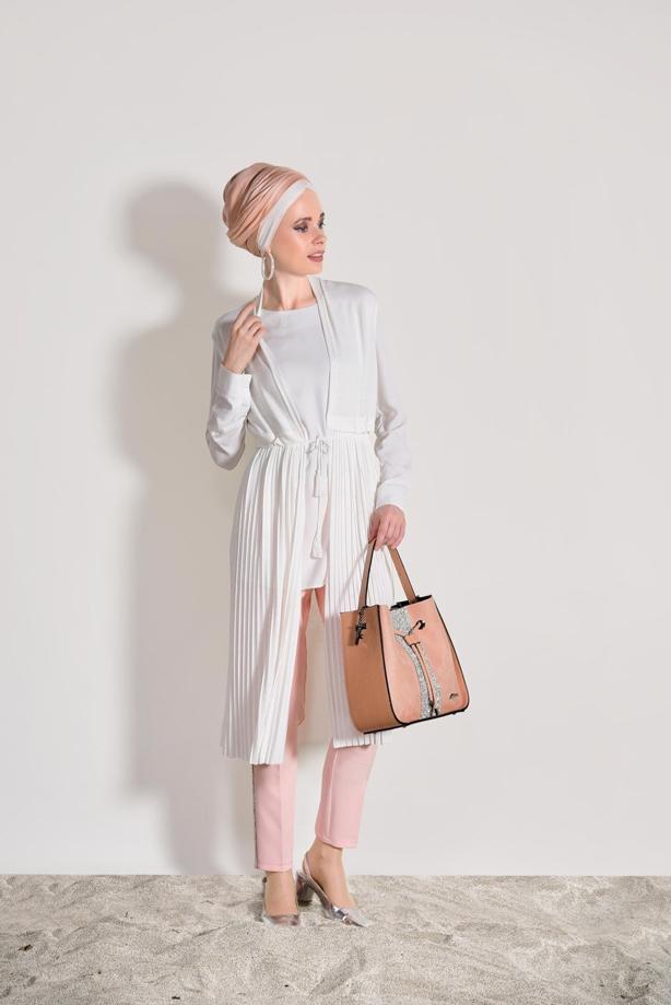 Vêtements hijab  PLEAT DETAIL VEST 951632  - TRENDTESETTÜR
