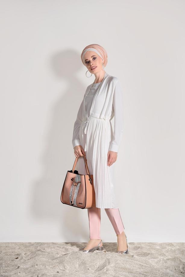 Vêtements hijab  PLEAT DETAIL VEST 951632  - TRENDTESETTÜR