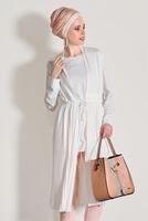 Vêtements hijab ÉCRU GILET DÉTAIL PLIS 951632