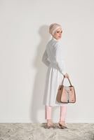 Vêtements hijab ÉCRU GILET DÉTAIL PLIS 951632