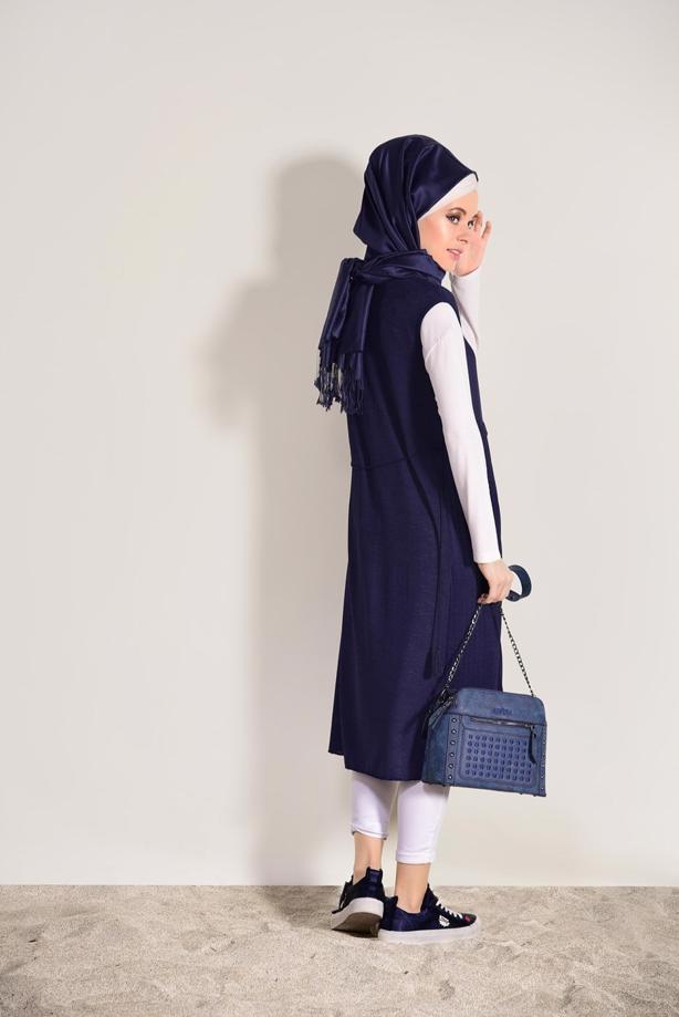Hijab clothing  PLEAT DETAIL VEST 951632  - TRENDTESETTÜR