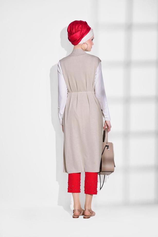 Hijab clothing  PLEAT DETAIL VEST 951632  - TRENDTESETTÜR