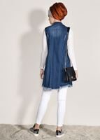 Tesettür giyim LACİVERT T 3181 2&prime;li Yelekli Takım