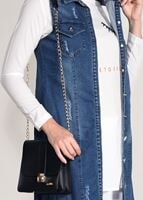 Tesettür giyim LACİVERT T 3181 2&prime;li Yelekli Takım