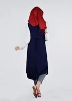 Tesettür giyim LACİVERT T 4271 Stil 8563 Yelek-Alv Fashion