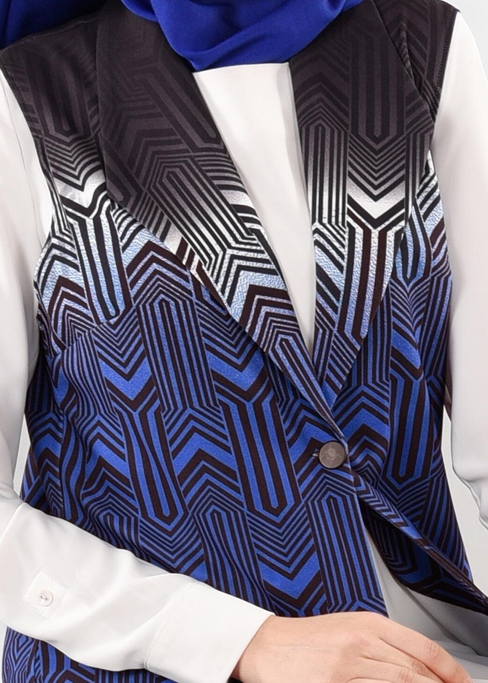 Tesettür giyim LACİVERT T 4352 Power 1090 Yelek-Alv Fashion