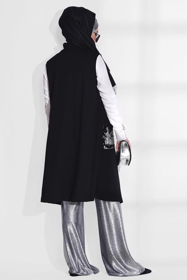 Vêtements hijab  SEQUINED CARDIGAN T 4794 - TRENDTESETTÜR