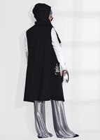 Vêtements hijab NOIR CARDIGAN À PAILLETTES T 4794