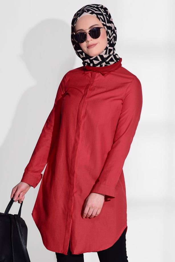 Vêtements hijab  SHIRT TUNIC 1735 - TRENDTESETTÜR