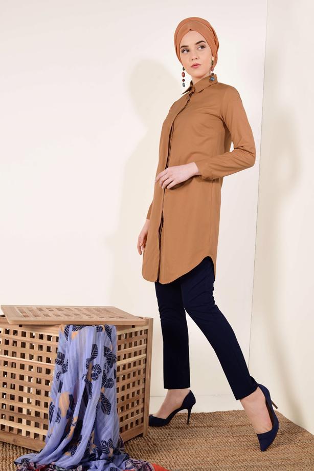 Vêtements hijab  SHIRT TUNIC 1735 - TRENDTESETTÜR