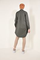 Vêtements hijab KAKI TUNIQUE CHEMISE 1735