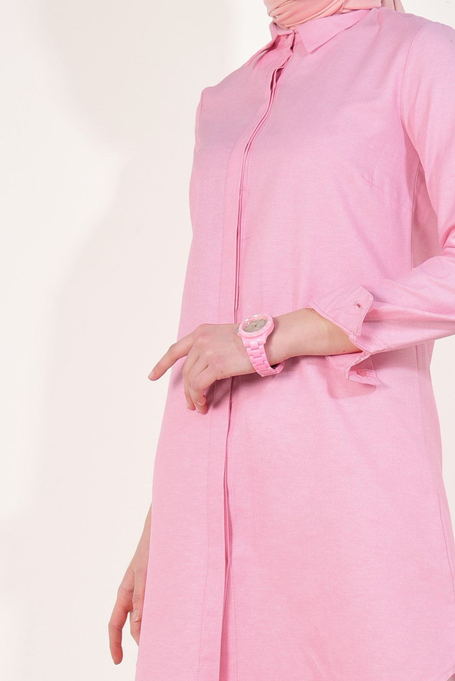 Vêtements hijab ROSE TUNIQUE CHEMISE 1735