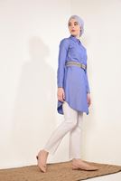 Hijab clothing NAVY BLUE SHIRT TUNIC 1735