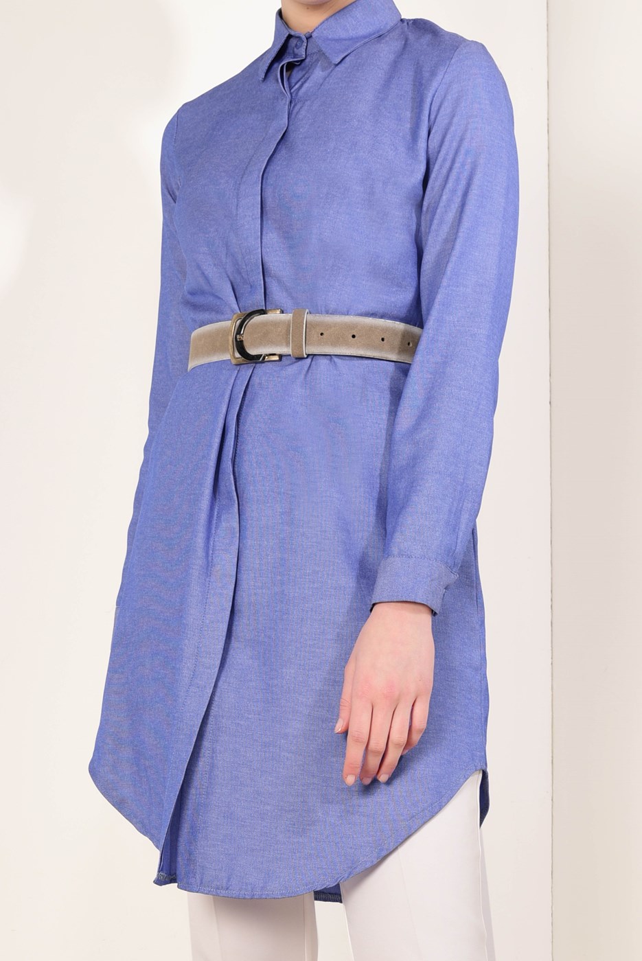 Hijab clothing NAVY BLUE SHIRT TUNIC 1735